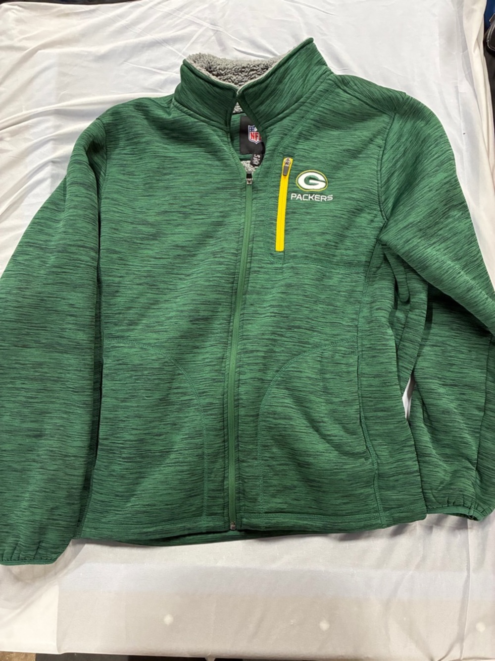 Green Bay NFL Men's G-111 Apparel Full Zip Large